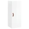 vidaXL Highboard High Gloss White 34.5x34x180 cm Engineered Wood