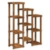 vidaXL Plant Stand Natural 85 x 30 x 114.5 cm Solid Acacia Wood