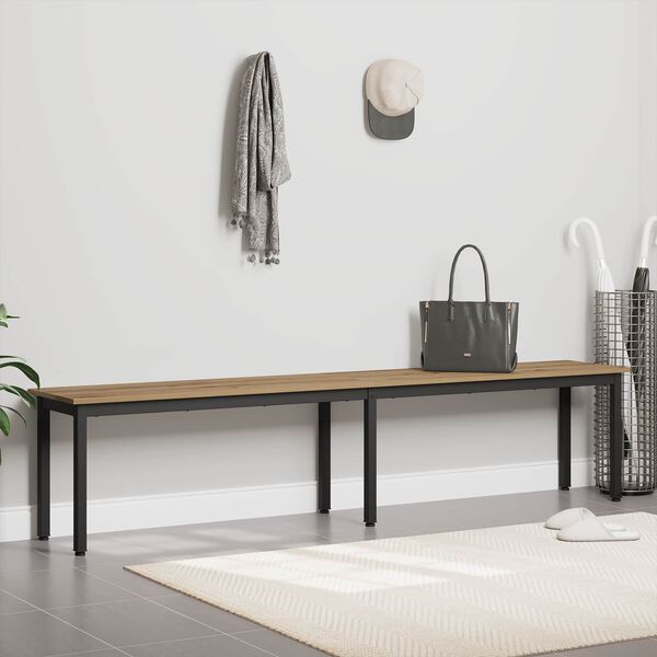 vidaXL Bench Artisian Oak 200 x 35 x 45 cm Engineered Wood