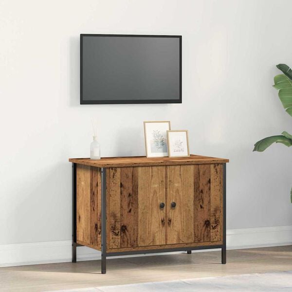 vidaXL TV Cabinet Old Wood 60 x 35 x 45 cm Engineered Wood