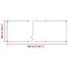 vidaXL Plant Cover with Eyelets 1x3 m PVC