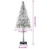 vidaXL Christmas Tree with 150 LEDs White 150 cm PE and Steel