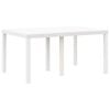 vidaXL Garden Dining Set 5 pcs White Polt rattan