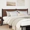 vidaXL Replace Headboard Brown Oak 160 cm Engineered Wood and Steel