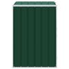 vidaXL Wheelie Bin Storage for Single Bin Green 72x81x115 cm Steel