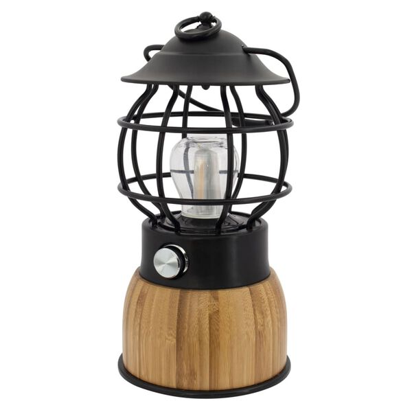 Eurotrail LED Camping Lamp Breeze Bamboo Black