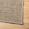 vidaXL Rug ZIZUR Beige 120x120 cm Jute Look Indoor and Outdoor