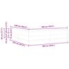 vidaXL Box Spring Bed with Mattress Pink 180 x 220 cm Fabric