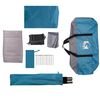 vidaXL Camping Tent Dome 4-Person Blue Waterproof