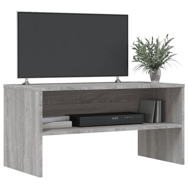 vidaXL TV Cabinet Grey Sonoma 80x40x40 cm Engineered Wood