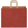 vidaXL Paper Bags 250 pcs with Handles Red 32x17x25 cm