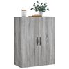 vidaXL Wall Mounted Cabinet Grey Sonoma 69.5x34x90 cm Engineered Wood