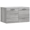 vidaXL Wall Cabinet Grey Sonoma 60x36.5x35 cm Engineered Wood