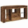 vidaXL Corner LED TV Cabinet Old Wood 100 x 40 x 50 cm Engineered Wood
