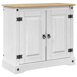vidaXL Aquarium Stand CORONA White and Brown 81.5 x 37 x 73 cm 250 kg