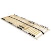 vidaXL Slatted Bed Base Brown 70 x 190 cm Solid beech wood