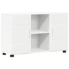 vidaXL Sideboard with Door White 88.5 x 30.5 x 55.5 cm Engineered Wood