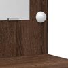 vidaXL Dressing Table Brown 78.5 x 41 x 135 cm Engineered wood
