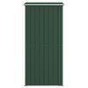 vidaXL Garden Shed Green 192x108x223 cm Galvanised Steel