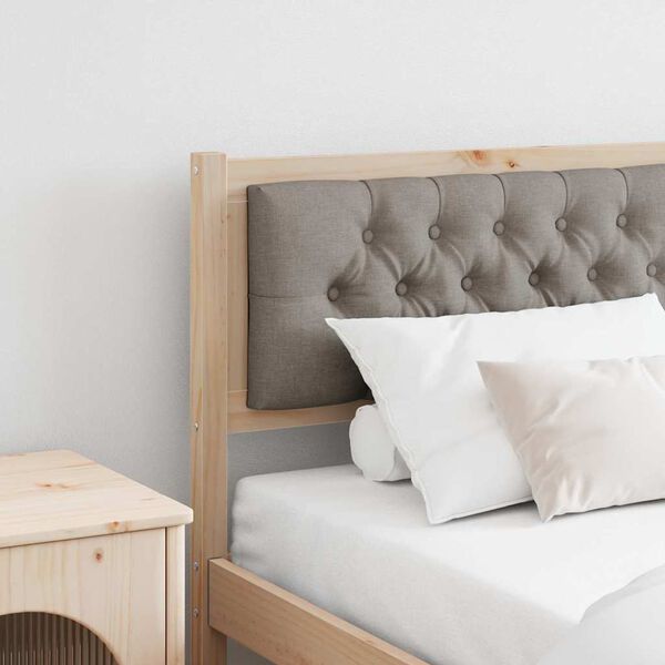 vidaXL Headboard Other Brown and taupe 180 cm Solid pine wood