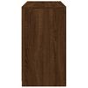 vidaXL Sideboard with LED Lights Brown Oak 60.5x37x67 cm