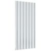 vidaXL Roof Panels 12 pcs Galvanised Steel Silver 80x36 cm