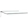 vidaXL Awning Frame White 400 x 300 cm Polyester with PU coating