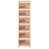 vidaXL Book Cabinet 50x35x183 cm Solid Wood Pine