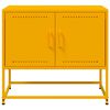 vidaXL TV Cabinet Mustard Yellow 68.5x39x60.5 cm Steel