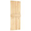 vidaXL Door NARVIK Natural 80 x 210 cm Solid Pine Wood