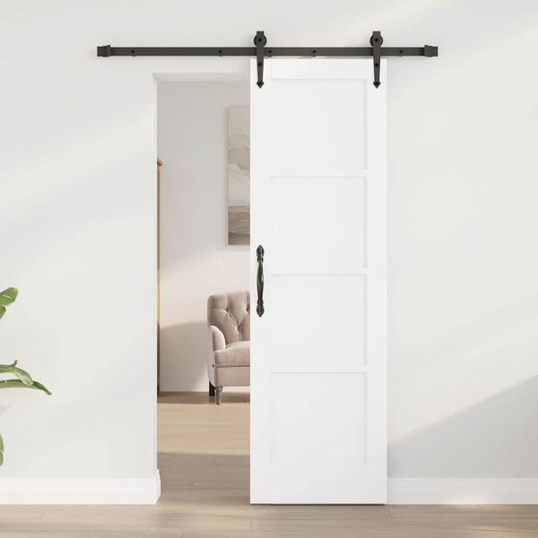 vidaXL Sliding Door ORKDAL White 61 x 198.5 cm Solid Pine Wood