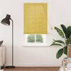 vidaXL Roller Blind with Curtains Manual Yellow 90 x 220 cm Bamboo
