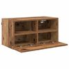vidaXL TV Wall Cabinets 2 pcs Old Wood 60 x 30 x 30 cm Engineered Wood
