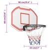 vidaXL Basketball Backboard White 90x60x2 cm Polyethene