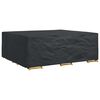 vidaXL Furniture Cover Plain Black 300 x 250 x 70 cm 600D