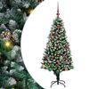 vidaXL Artificial Christmas Tree with 150 LEDs with Stand Green 150 cm