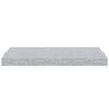 vidaXL Floating Wall Shelves 4 pcs Concrete Grey 50x23x3.8 cm MDF