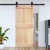 vidaXL Door NARVIK Natural 100 x 210 cm Solid Pine Wood