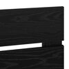 vidaXL Headboard Black Oak 120 cm Engineered wood