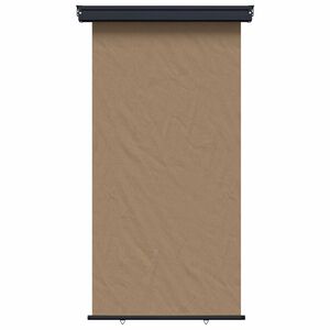 vidaXL Balcony Side Awning 117 x 250 cm 100% polyester iron steel