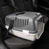 vidaXL Pet Transport Box Grey and Black 48x32x31 cm PP