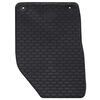 vidaXL Car Mat 4 pcs Black suitable for FABIA III 2014-2022 Rubber