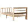 vidaXL Bed Frame without Mattress 90x190 cm Single Solid Wood Pine
