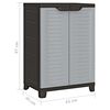 vidaXL Plastic Cabinet 65x45x97 cm