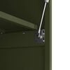 vidaXL Wall Cabinet for Garage with Gas-lift Door Olive green