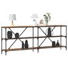 vidaXL Console Table Old Wood 200 x 30 x 75 cm Engineered Wood