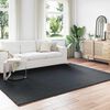 vidaXL Faux Rabbit Fur Rug Olite Black 200 x 280 cm Polyester