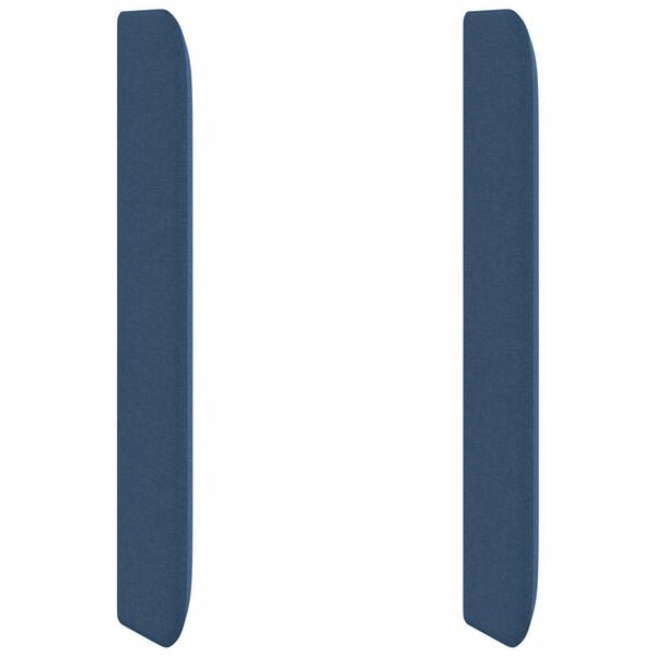 vidaXL Headboard Ear Blue 80 x 16 x 4 cm Fabric