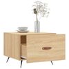 vidaXL Coffee Table Sonoma Oak 50x50x40 cm Engineered Wood