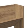 vidaXL Wall Shoe Cabinet Artisan Oak 80x18x90 cm Engineered Wood